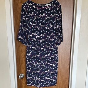 Floral Navy Dress